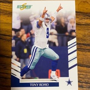 Tony romo football card